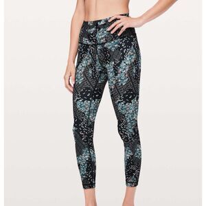 Lululemon Wunder Under Hi-Rise 7/8 Tight 25" Assemblage Alpine White Multi 4